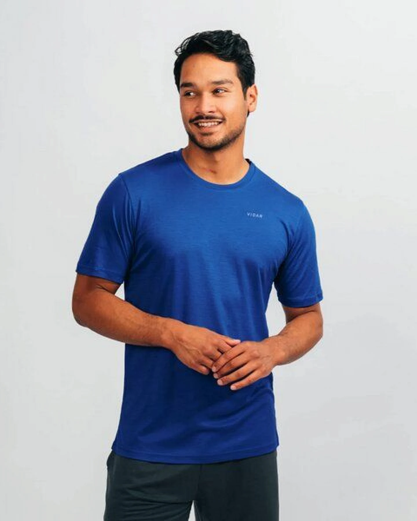 VIDAR Sport Herren Natural Performance Tee aus TENCEL Lyocell und SEACELL – Ansicht 2
