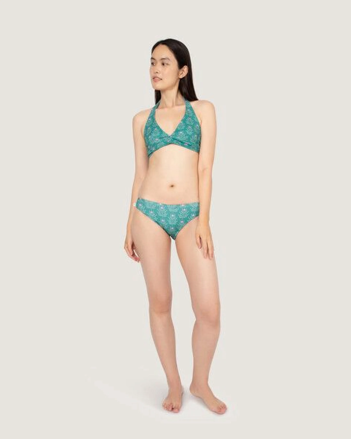 Frija Omina Bikini-Hose Fjorde aus Baumwolle – Ansicht 2