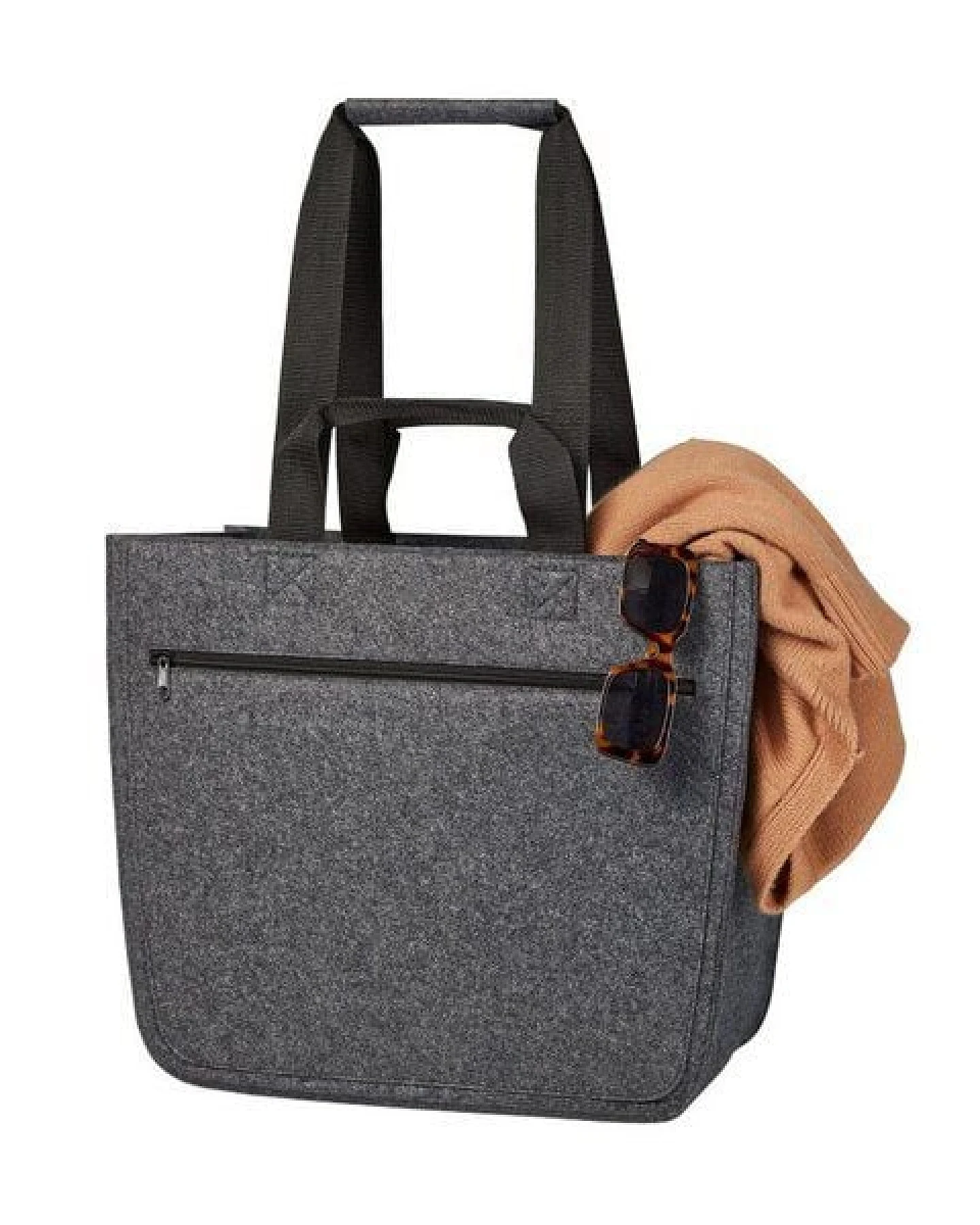 Halfar Filzshopper SOFTBASKET aus recyceltem Polyester 44 x 37 x 30 cm cm Shopper – Ansicht 2