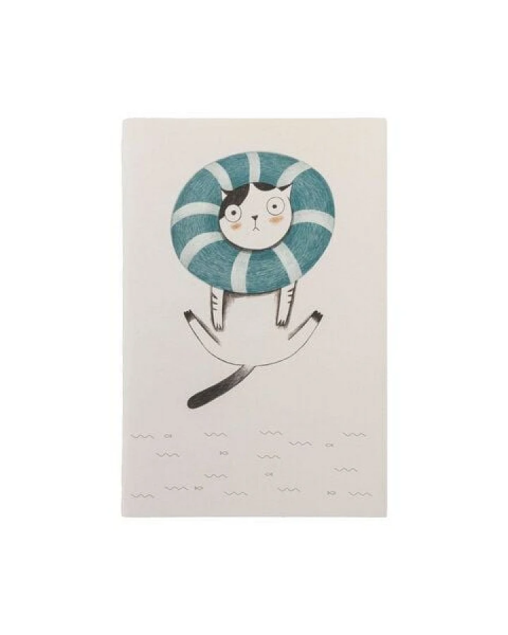 TRANQUILLO Notizbuch A5 SPLASHY CAT (NB263, NB264, NB265)