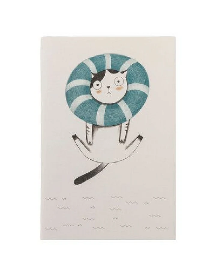 TRANQUILLO Notizbuch A5 SPLASHY CAT (NB263, NB264, NB265)