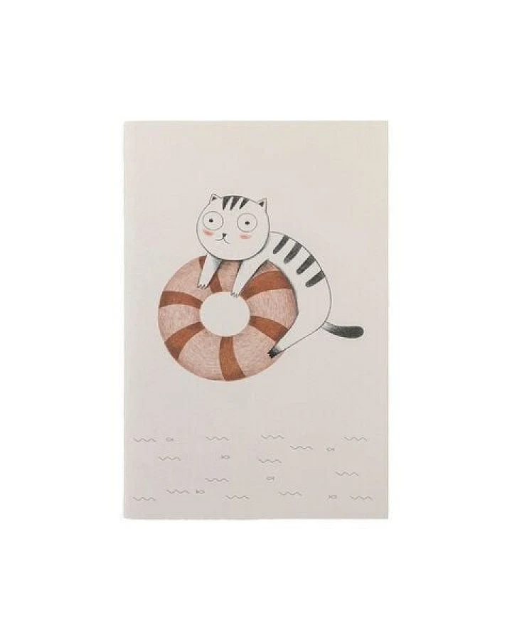 TRANQUILLO Notizbuch A5 SPLASHY CAT (NB263, NB264, NB265)