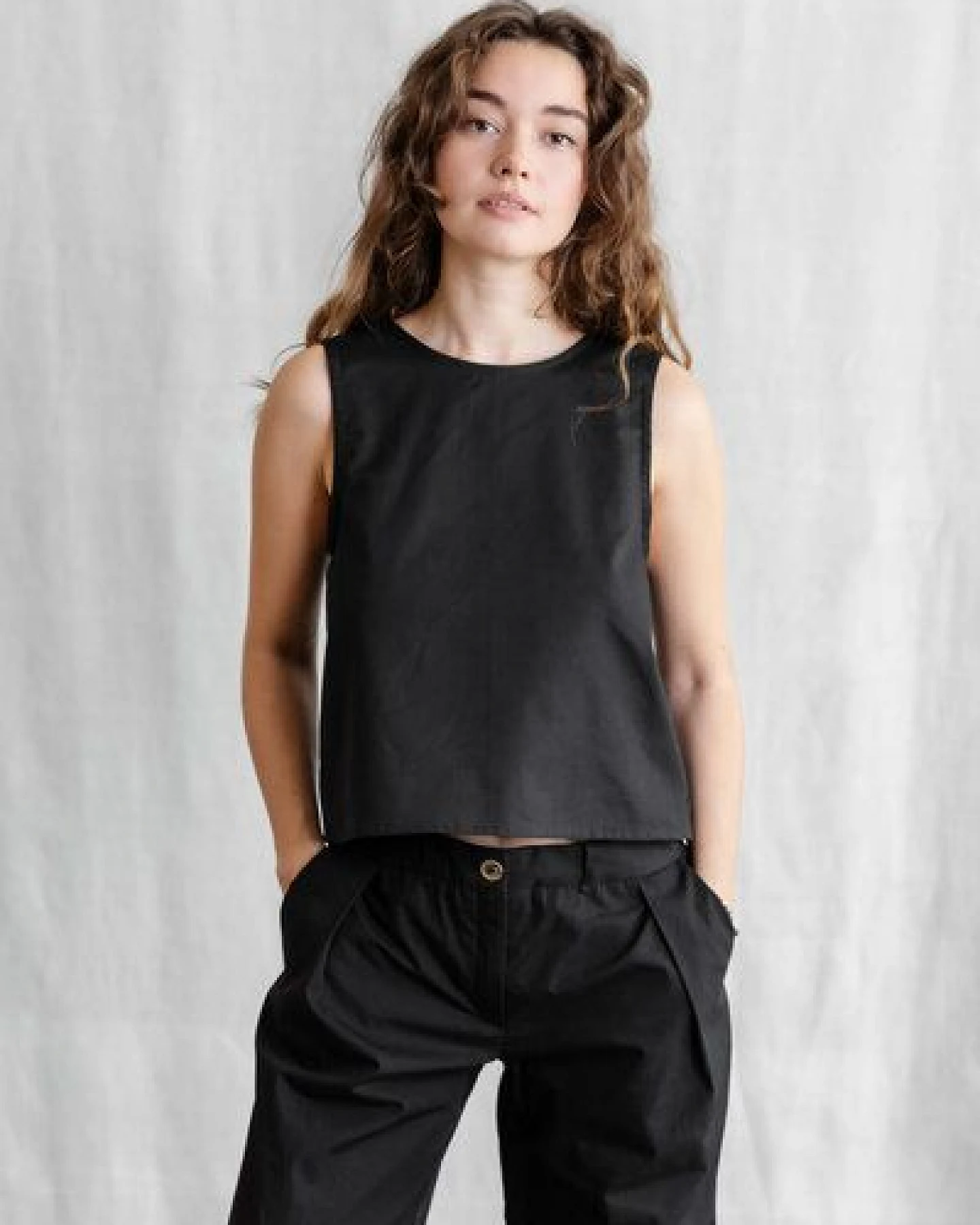 Jyoti - Fair Works Bio-Baumwoll Top Osra – Ansicht 3