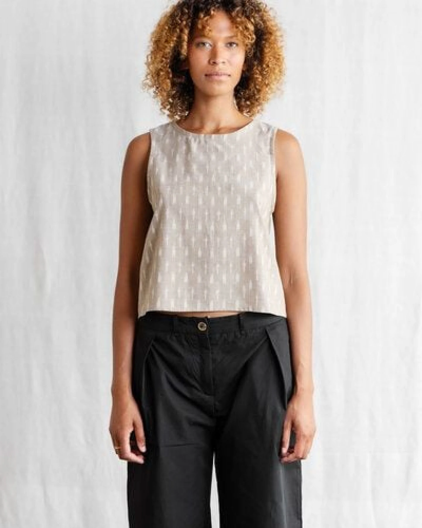 Jyoti - Fair Works Bio-Baumwoll Top Osra – Ansicht 3