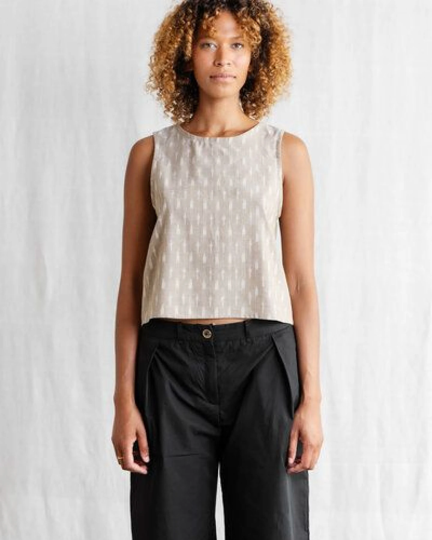 Jyoti - Fair Works Bio-Baumwoll Top Osra – Ansicht 3