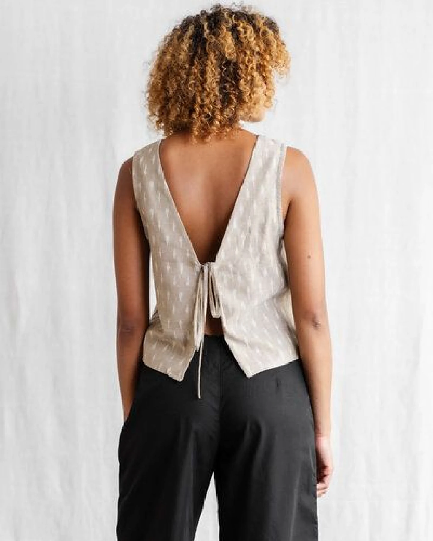 Jyoti - Fair Works Bio-Baumwoll Top Osra – Ansicht 2
