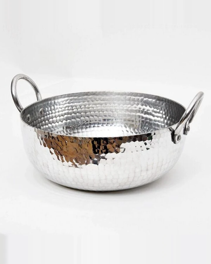 Good To Give Obst- & Salatschale aus recyceltem Aluminium – handgefertigte Fair-Trade Servierschale
