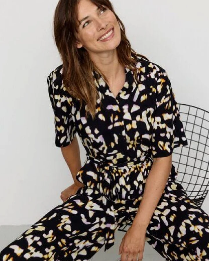Damen Jumpsuit aus LENZING ECOVERO Viskose - CASSIA BLURRY - recolution