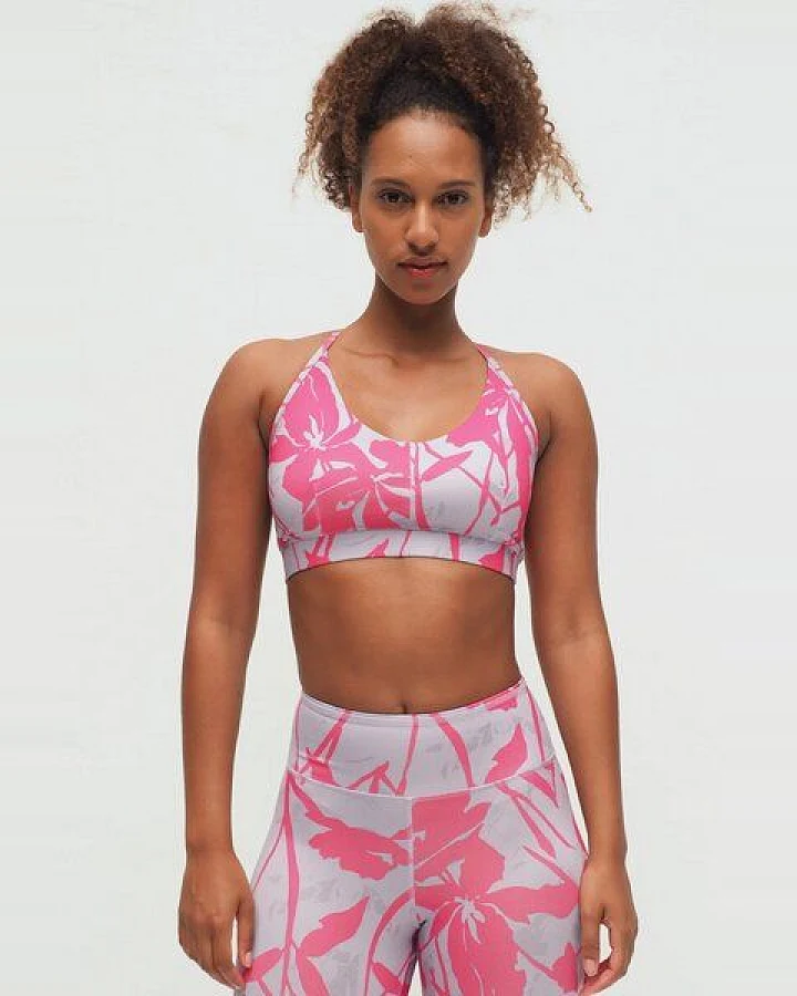 Kismet Yogastyle AMBA BRA VIOLET FLOWER