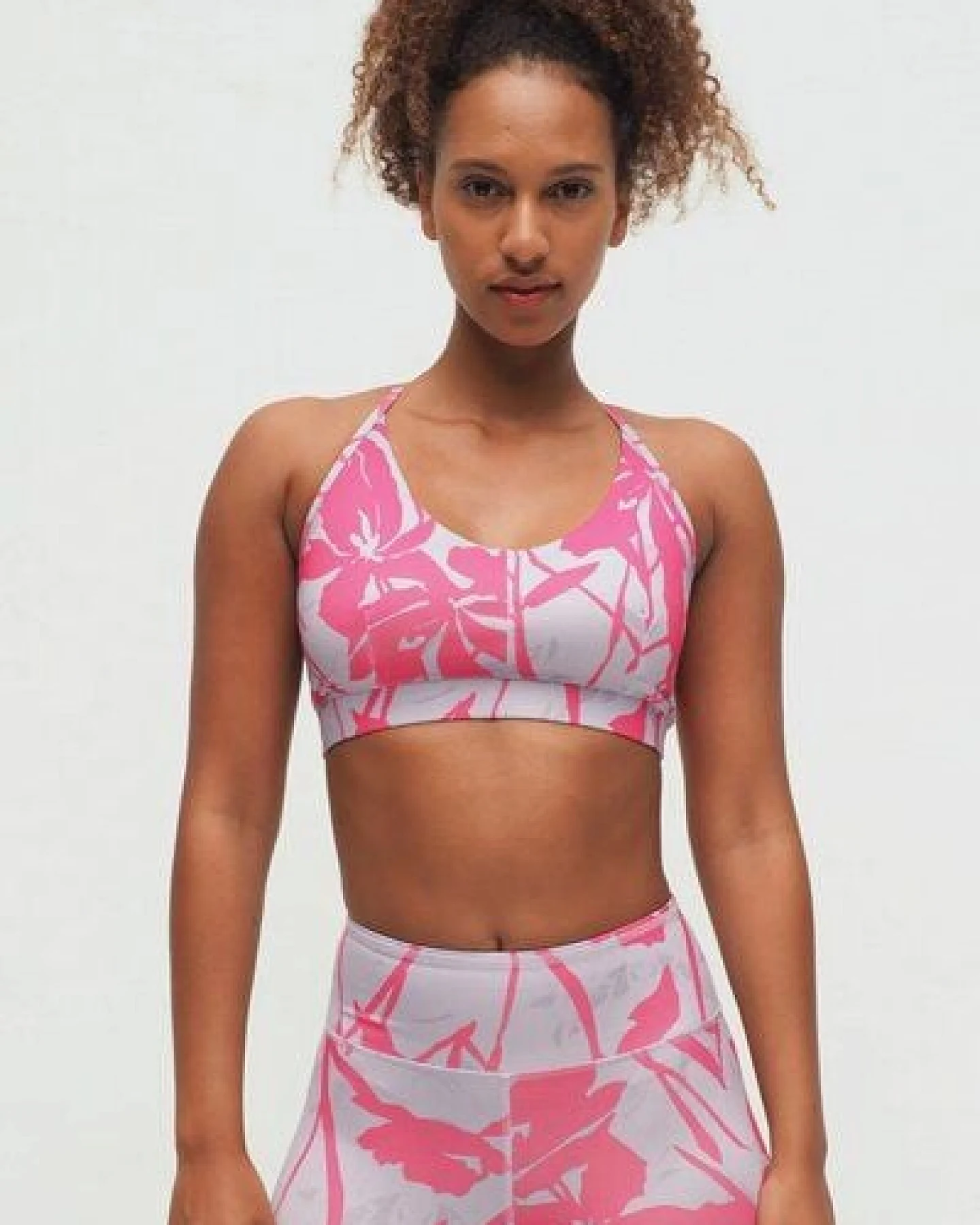 Kismet Yogastyle AMBA BRA VIOLET FLOWER – Ansicht 2