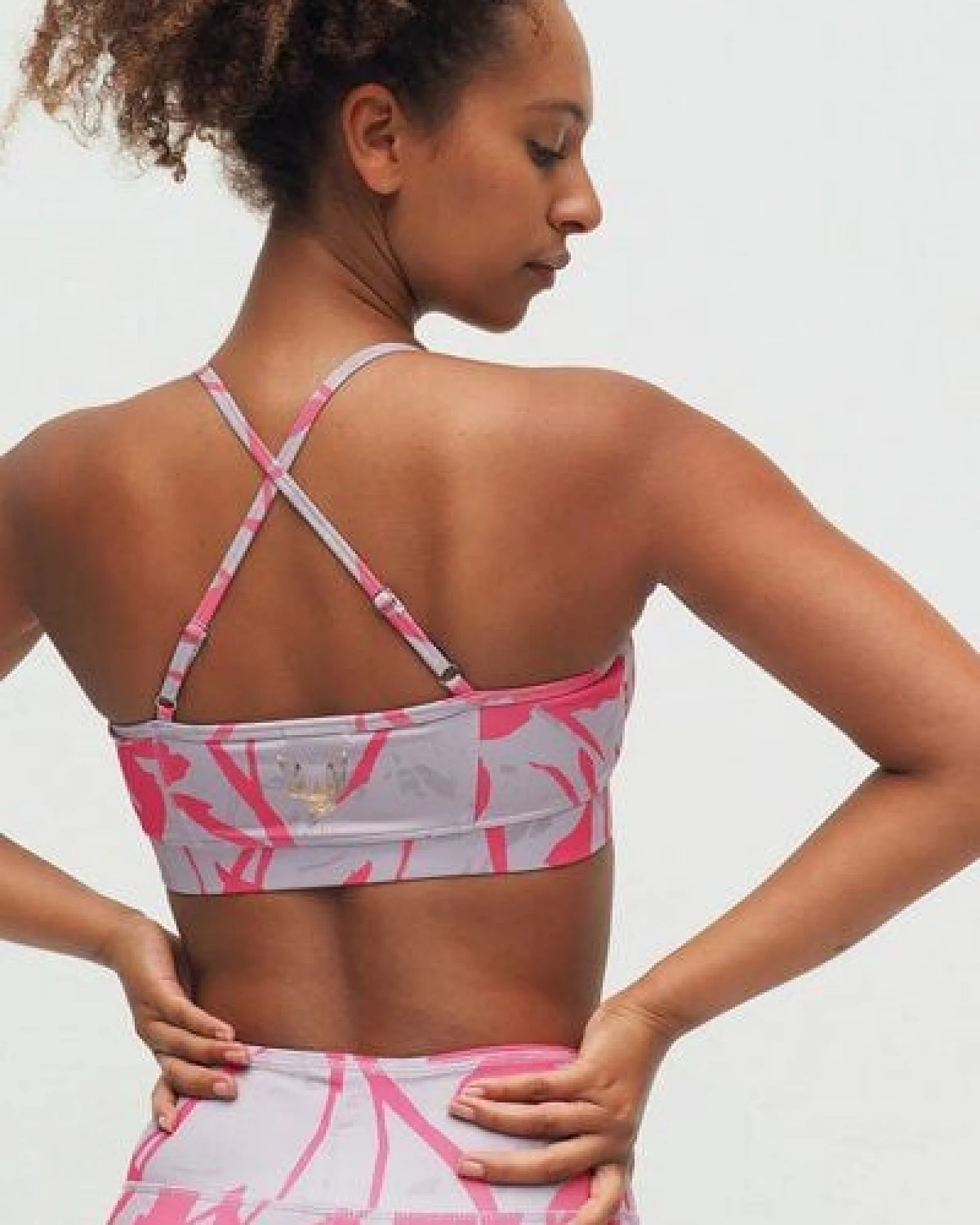 Kismet Yogastyle AMBA BRA VIOLET FLOWER – Ansicht 4