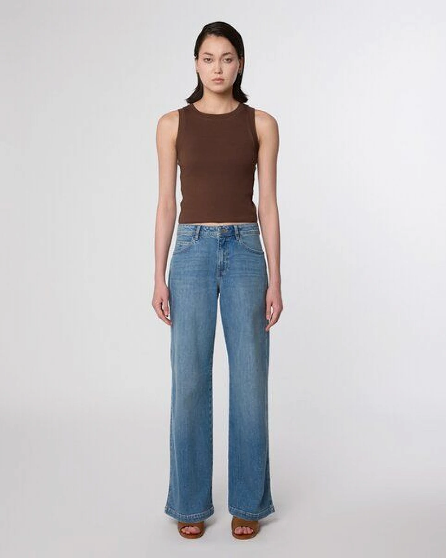 DAWN Jeans SUNNY Wide Leg Vintage Blue – Ansicht 2