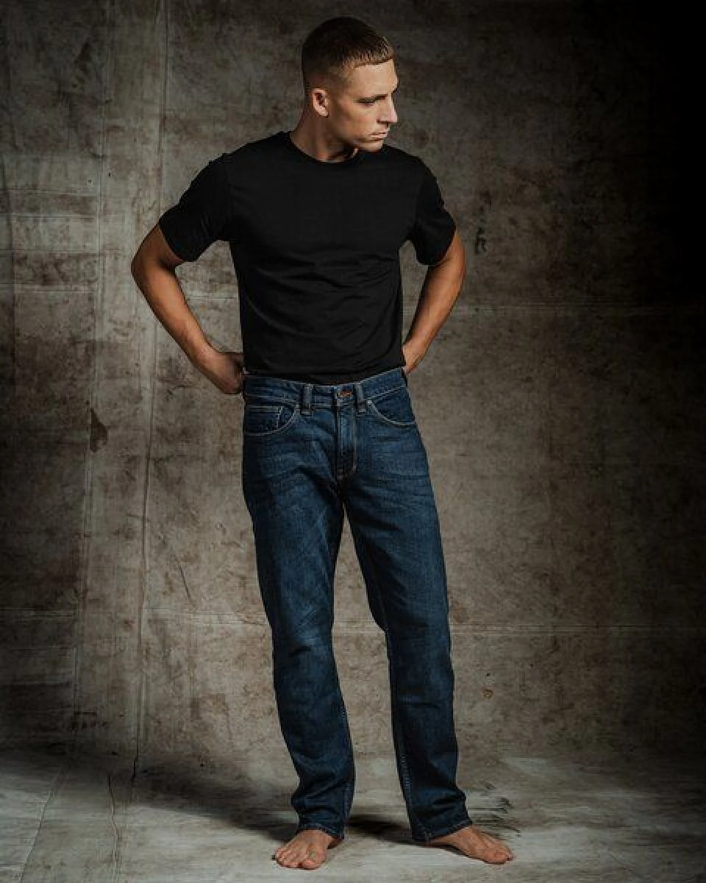 Kuyichi Herren Jeans SCOTT Straight mit regenerativer Baumwolle (basic blue) – Ansicht 2