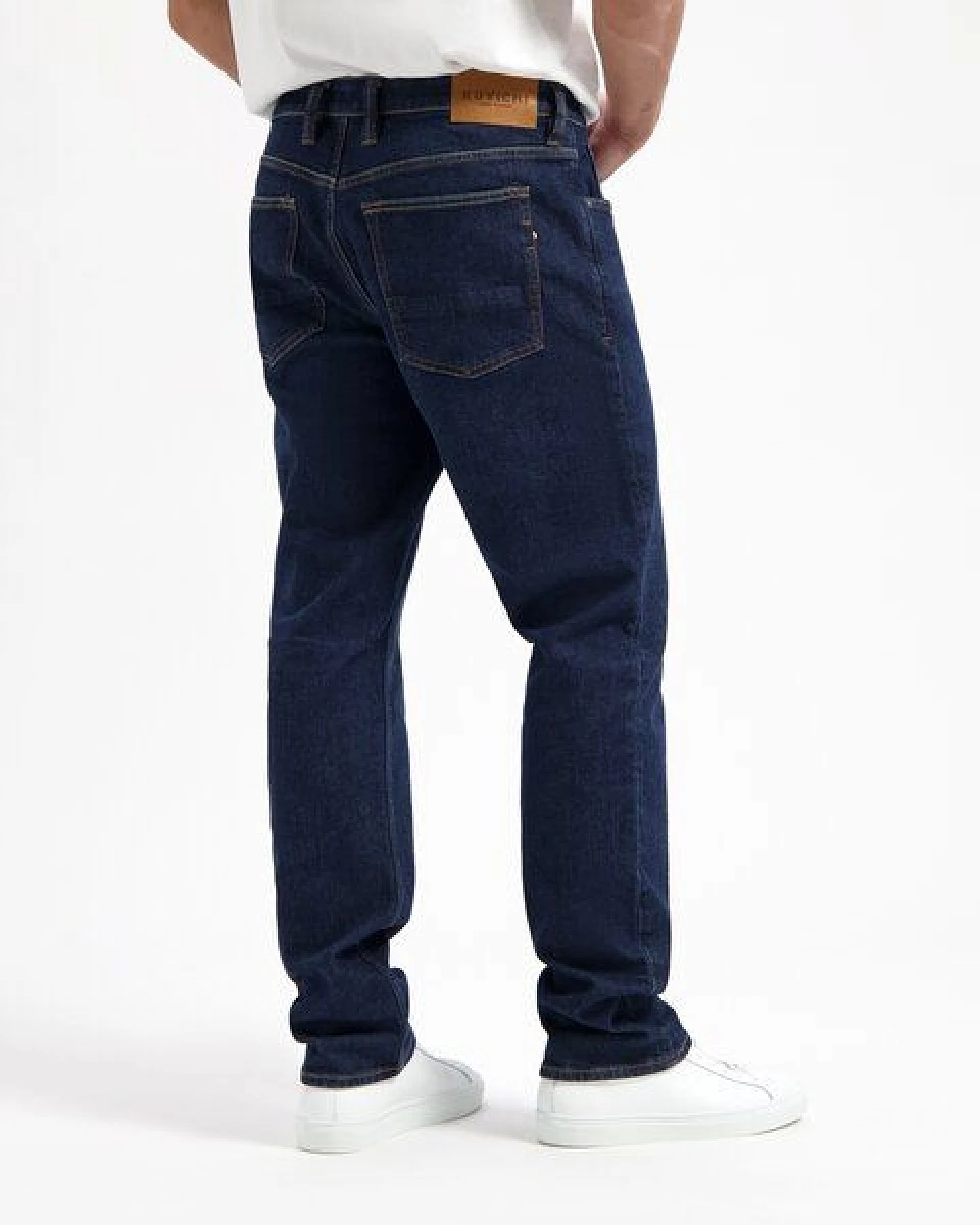 Kuyichi Herren Jeans SCOTT Straight mit regenerativer Baumwolle (basic blue) – Ansicht 4
