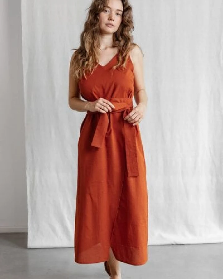 Jyoti - Fair Works Bio-Baumwoll Kleid Agnila