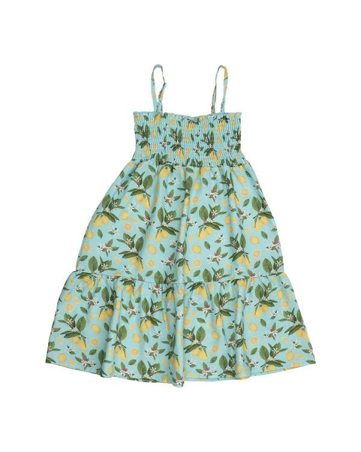 Walkiddy Citrus Bloom-Strap Dress