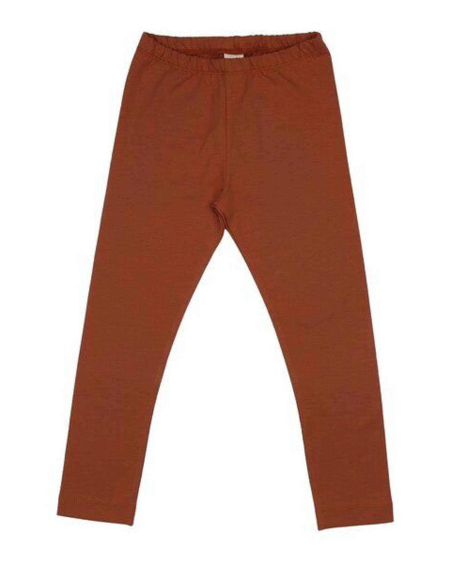 Leggings Braun Uni Bio-Baumwolle GOTS – Walkiddy – Ansicht 2