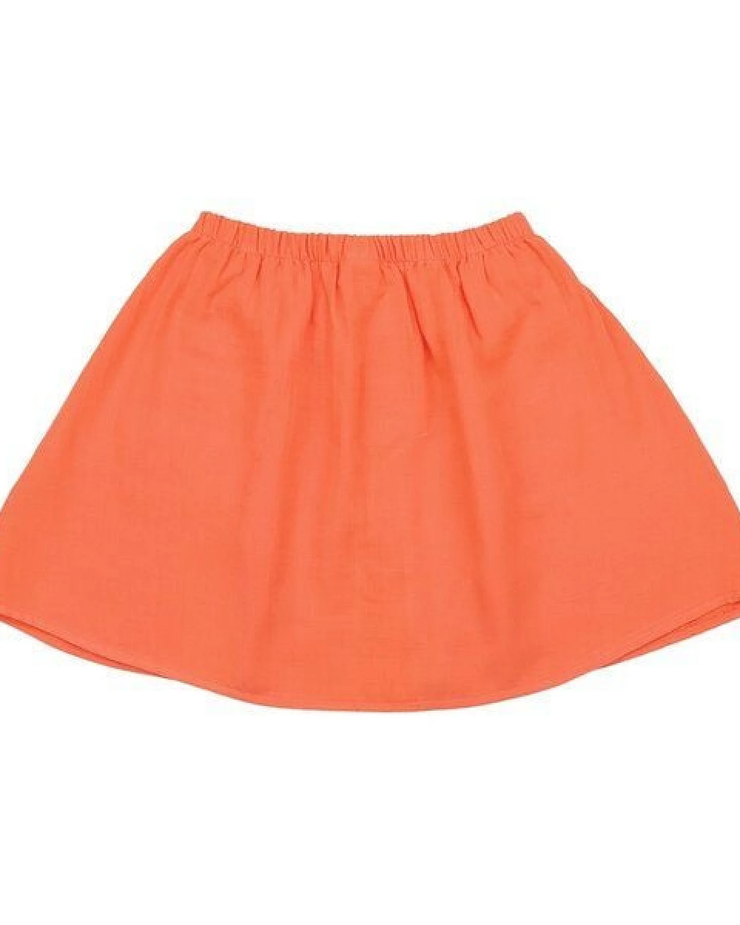 Rock Koralle uni Musselin Bio-Baumwolle GOTS – Walkiddy – Ansicht 4