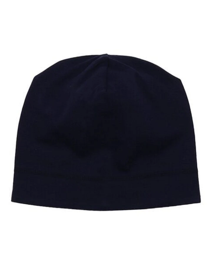 Beanie Dunkelblau Uni Bio-Baumwolle GOTS – Walkiddy