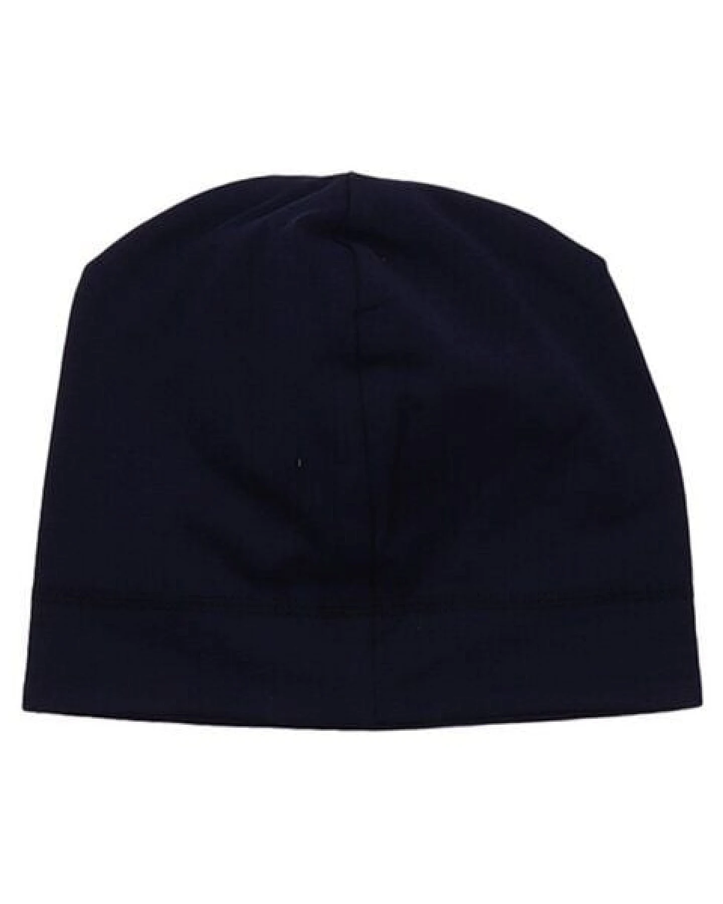 Beanie Dunkelblau Uni Bio-Baumwolle GOTS – Walkiddy – Ansicht 4