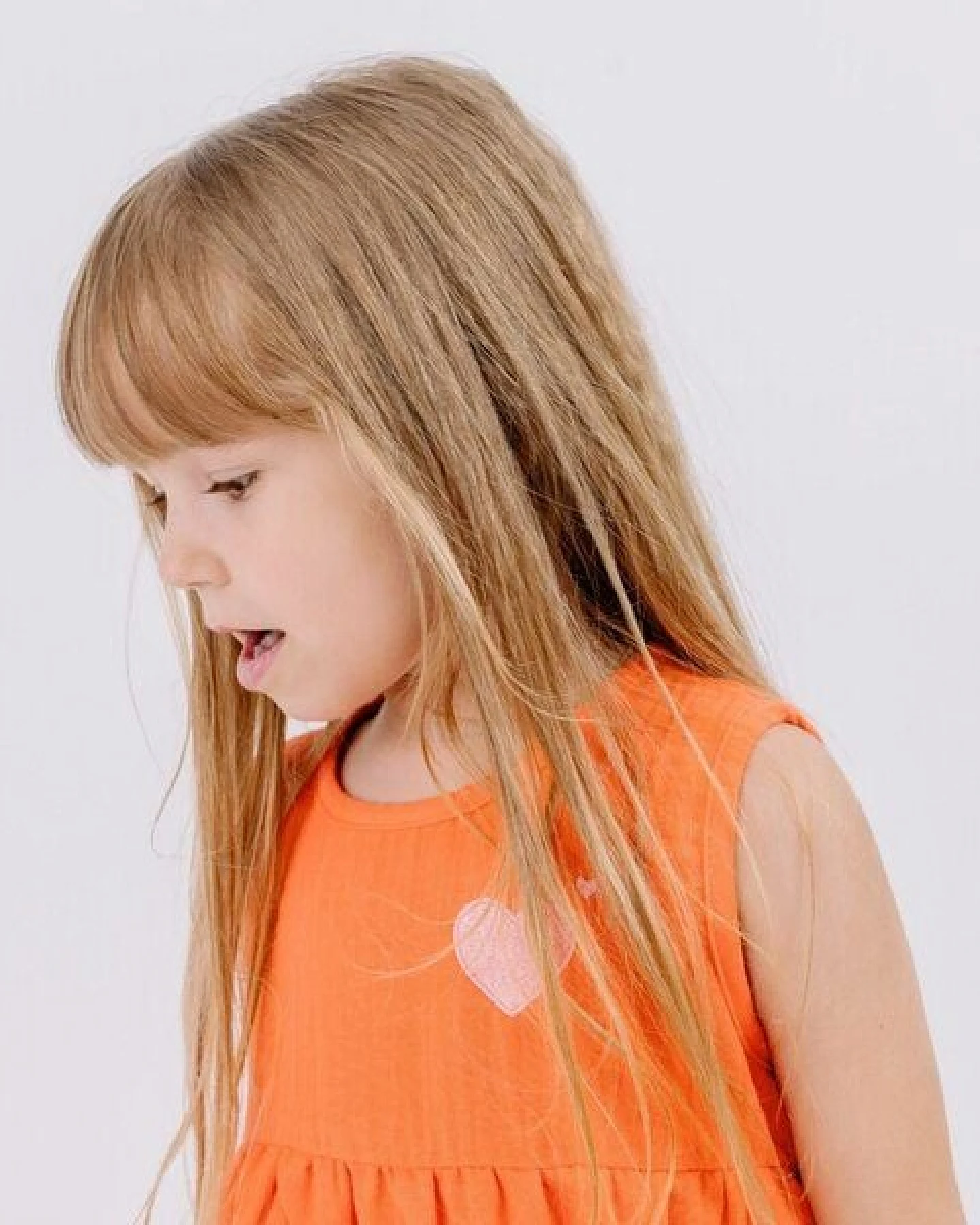 Sommerkleid ärmellos Koralle uni Musselin Bio-Baumwolle GOTS – Walkiddy – Ansicht 3