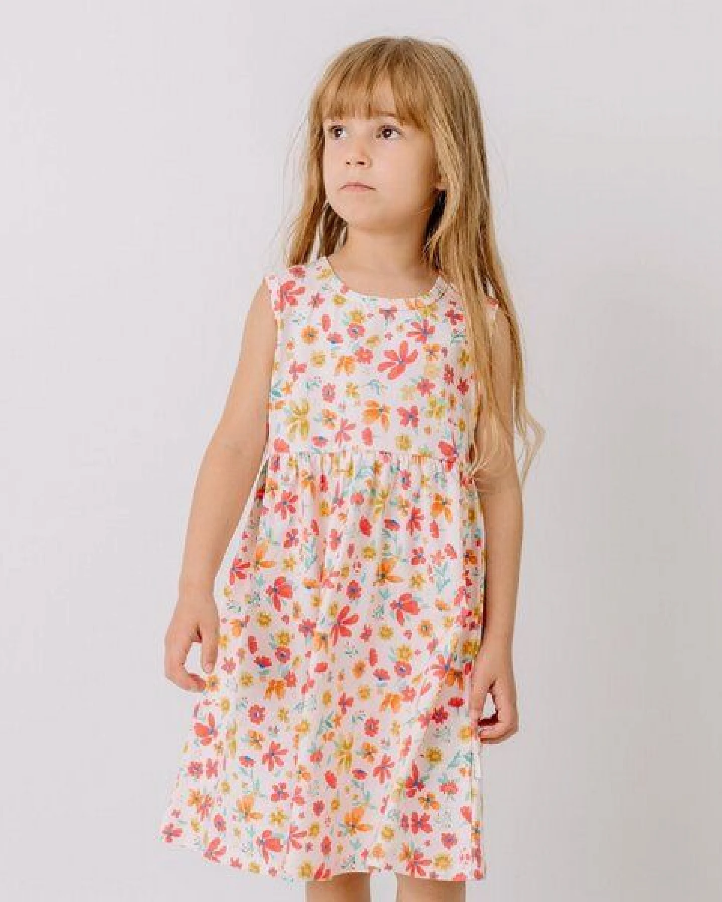 Walkiddy Flower Garden-Sleeveless Dress – Ansicht 2