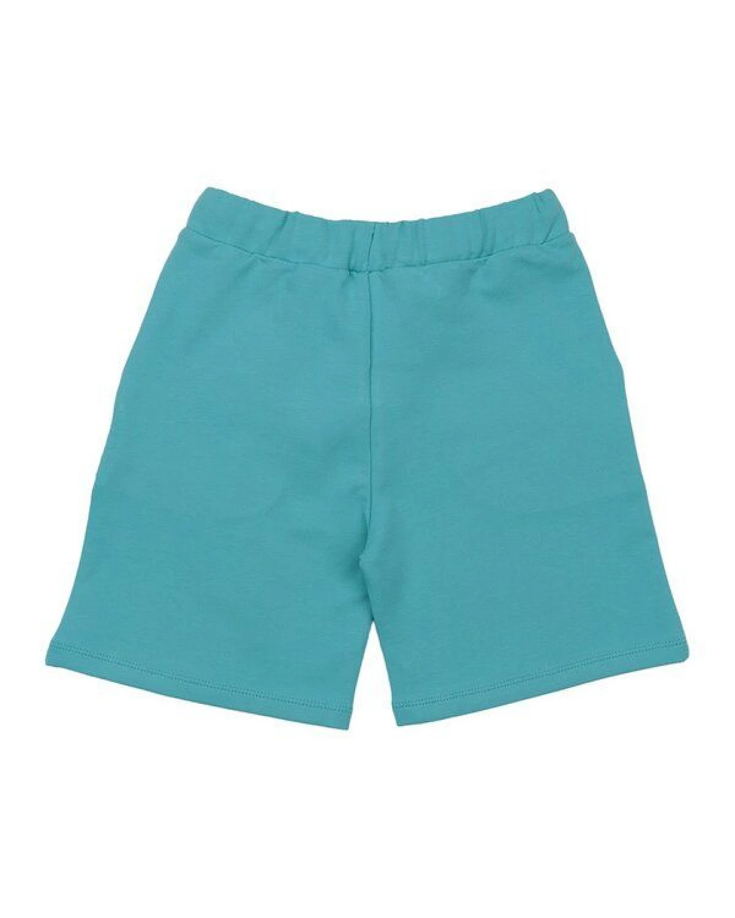 Shorts Petrol Uni Bio-Baumwolle GOTS – Walkiddy – Ansicht 3