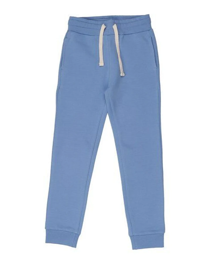 Jogginghose Blau Uni Bio-Baumwolle GOTS – Walkiddy