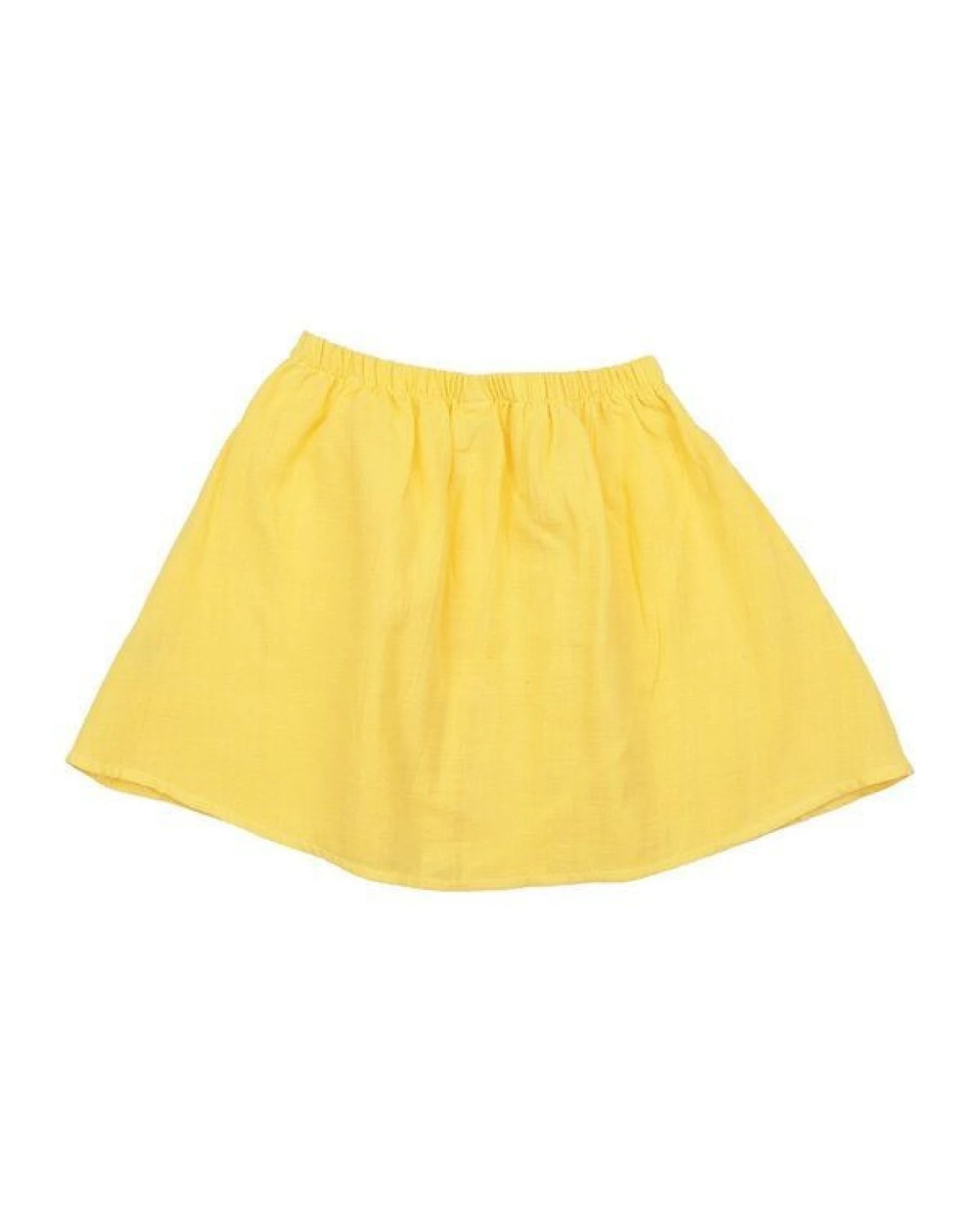 Rock Gelb uni Musselin Bio-Baumwolle GOTS – Walkiddy – Ansicht 4