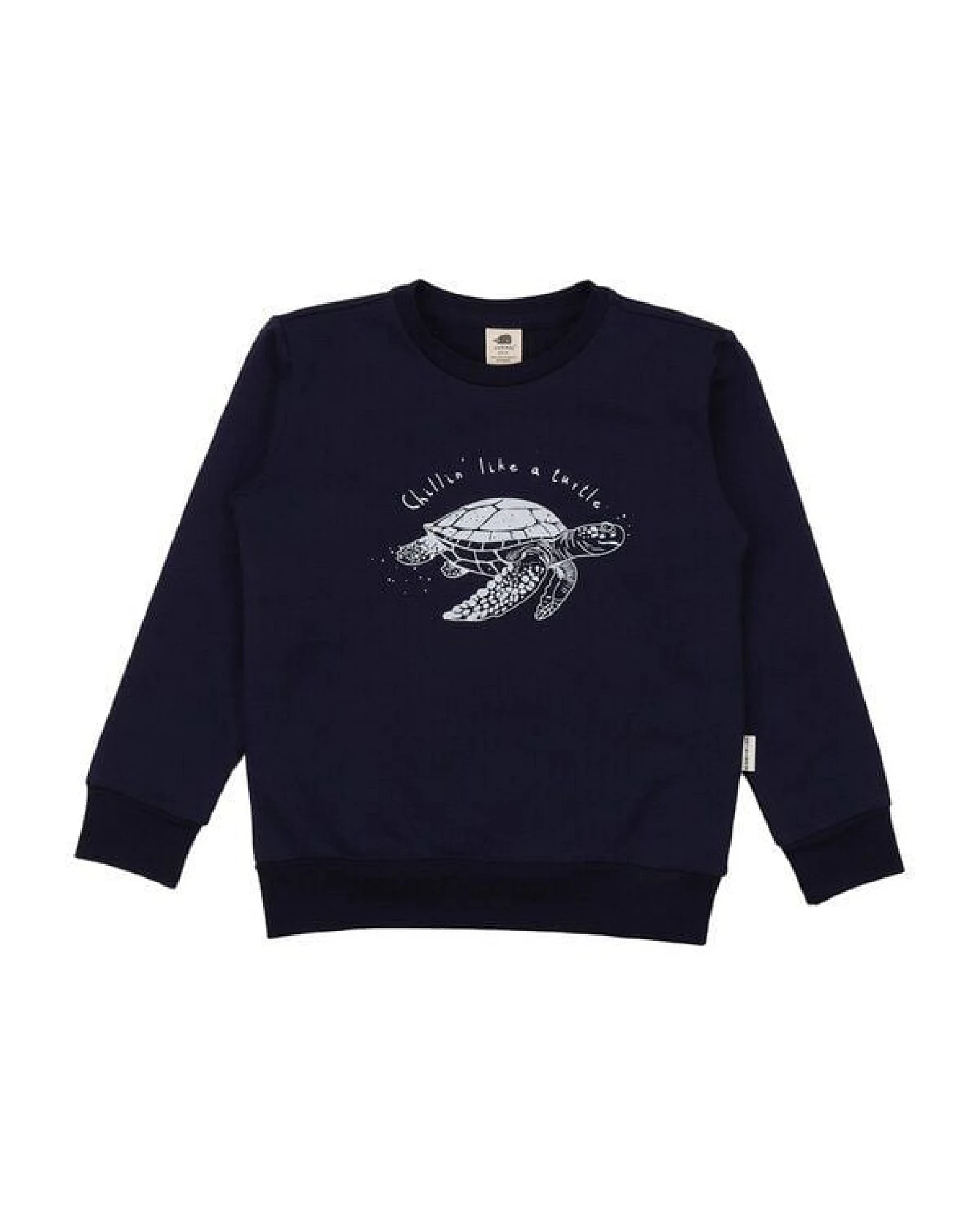 Sweatshirt Weiß Wal & Meerestiere Allover Bio-Baumwolle GOTS – Walkiddy – Ansicht 4