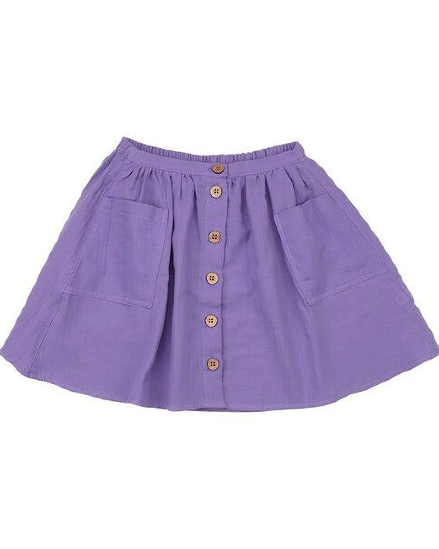 Rock Lavendel uni Musselin Bio-Baumwolle GOTS – Walkiddy – Ansicht 2