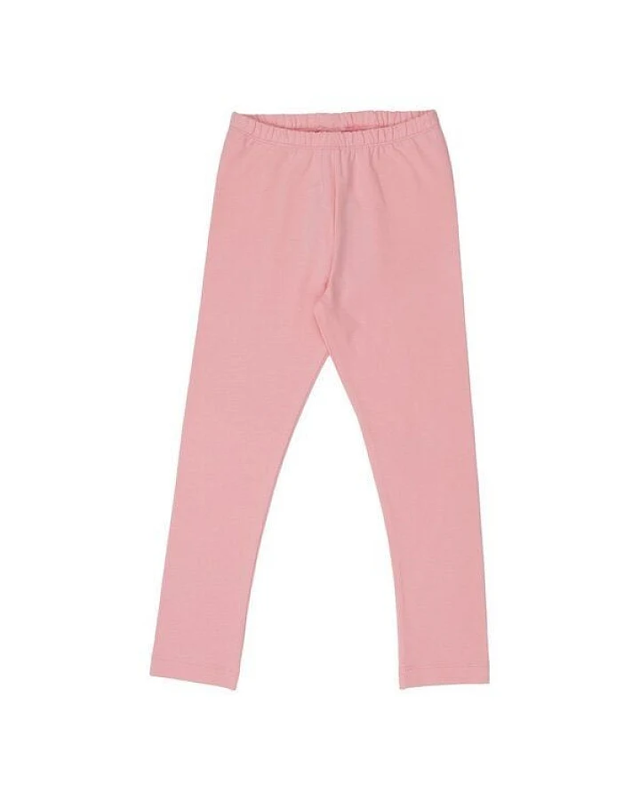 Leggings Rosa Uni Bio-Baumwolle GOTS – Walkiddy