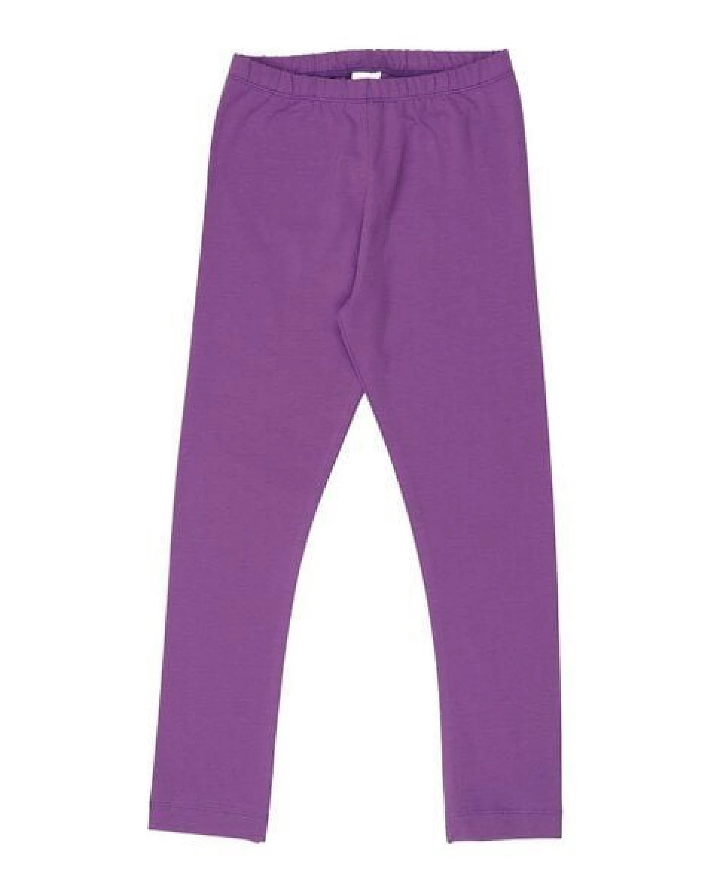 Leggings Lila Uni Bio-Baumwolle GOTS – Walkiddy – Ansicht 2