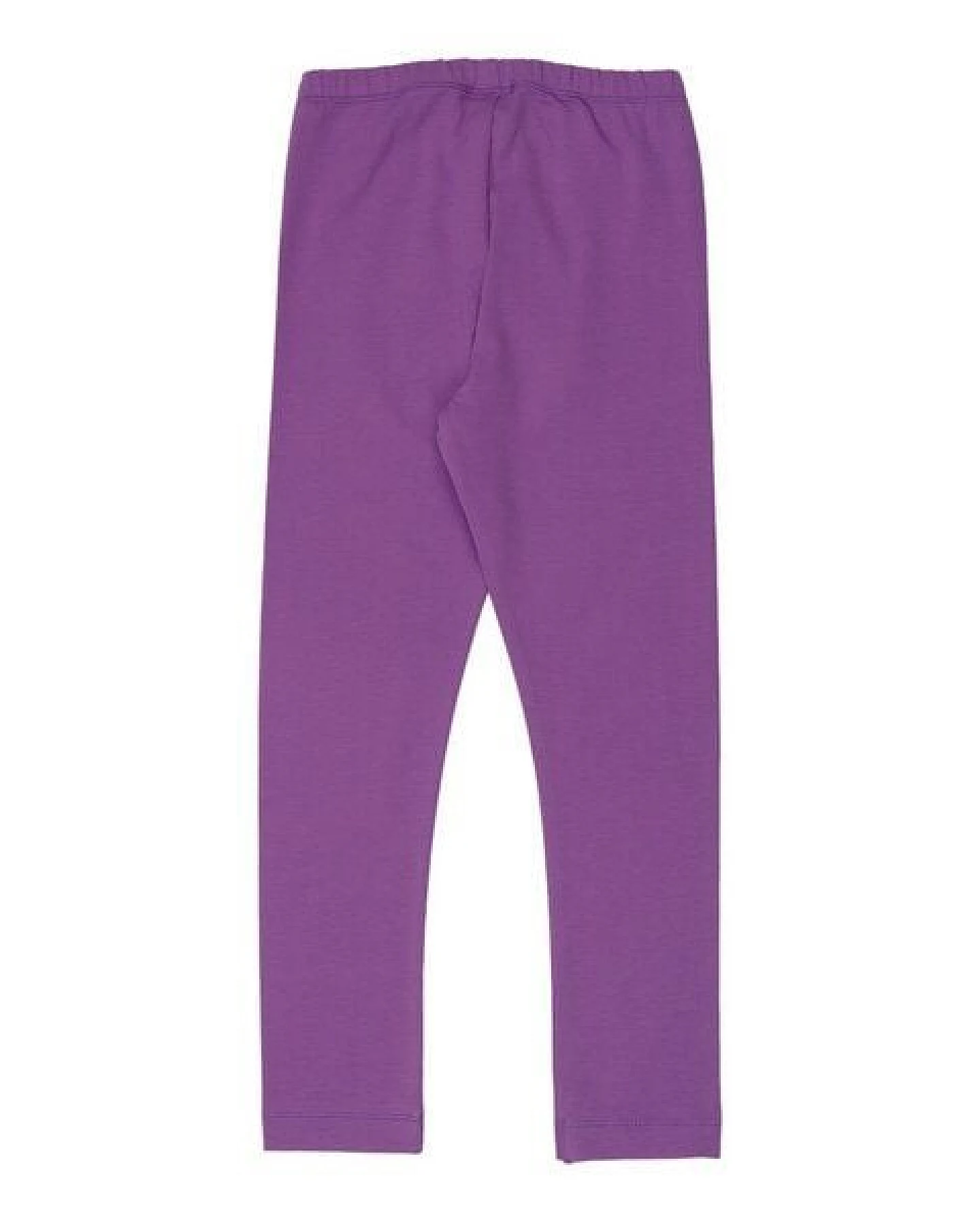 Leggings Lila Uni Bio-Baumwolle GOTS – Walkiddy – Ansicht 3