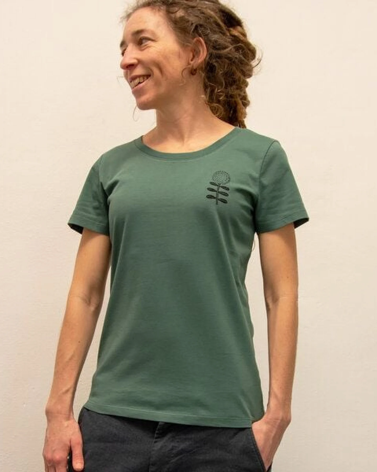 Cmig Basic Unique - 2er Pack Damen T-Shirts mit feinen Details - natur Motive aus dem Norden – Ansicht 4