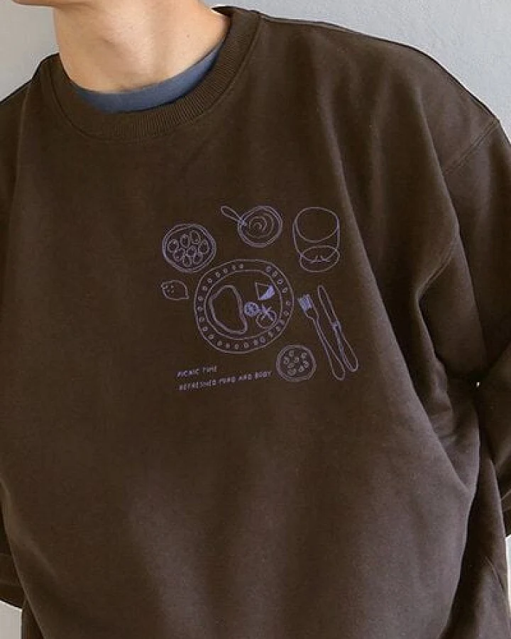 Kultgut Biofair- ESSENTIALS CREW Sweatshirt /Picnic Time