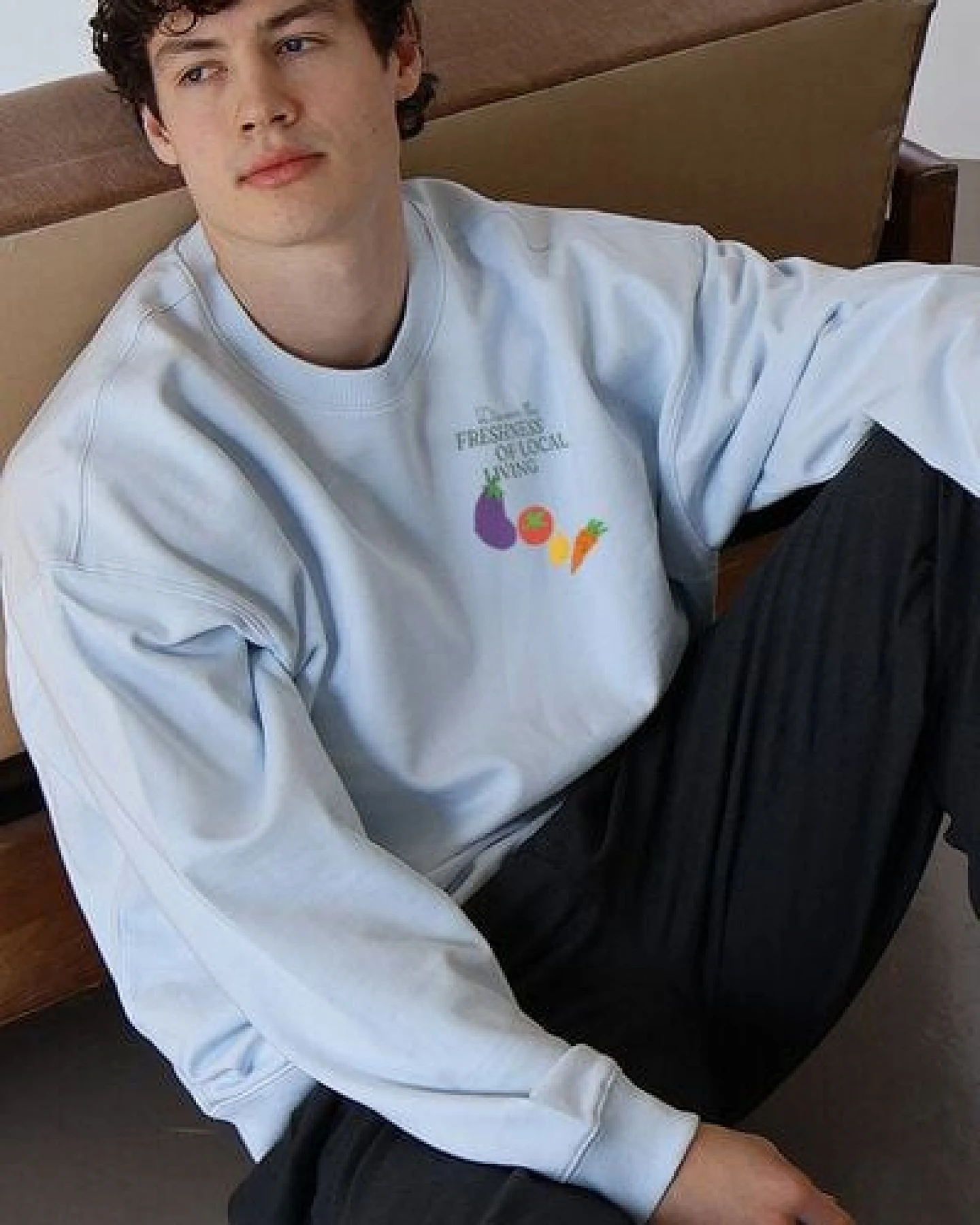 Kultgut Biofair- ESSENTIALS CREW Sweatshirt /Freshness of local living – Ansicht 3