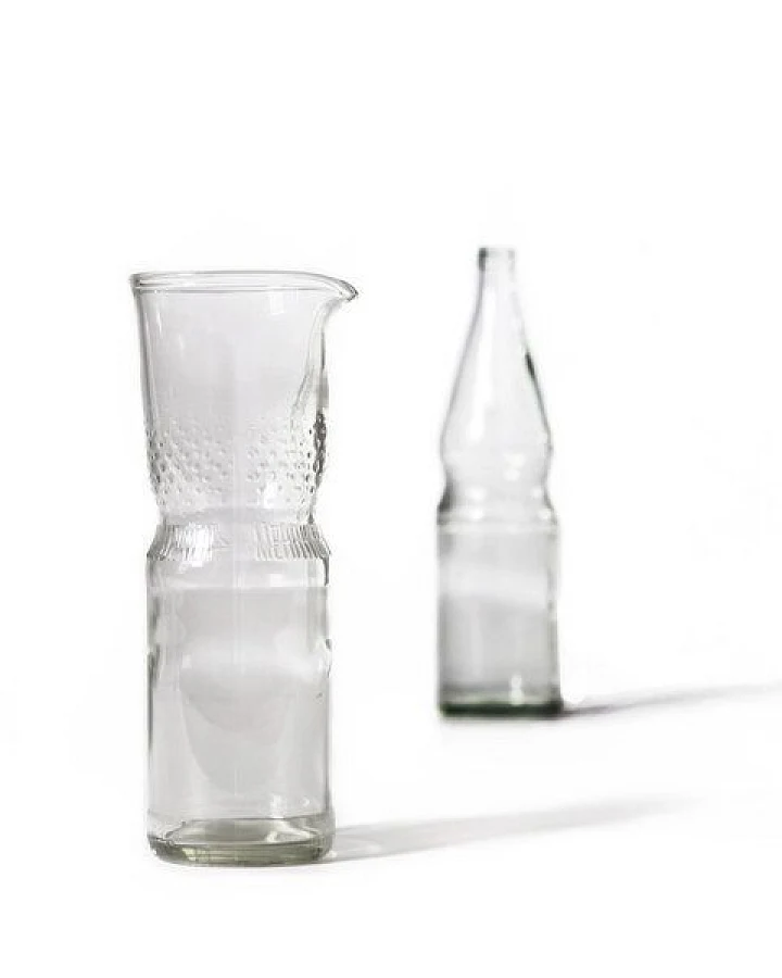 SAMESAME Upcycling Karaffe aus Sprudelflasche (0,7l)
