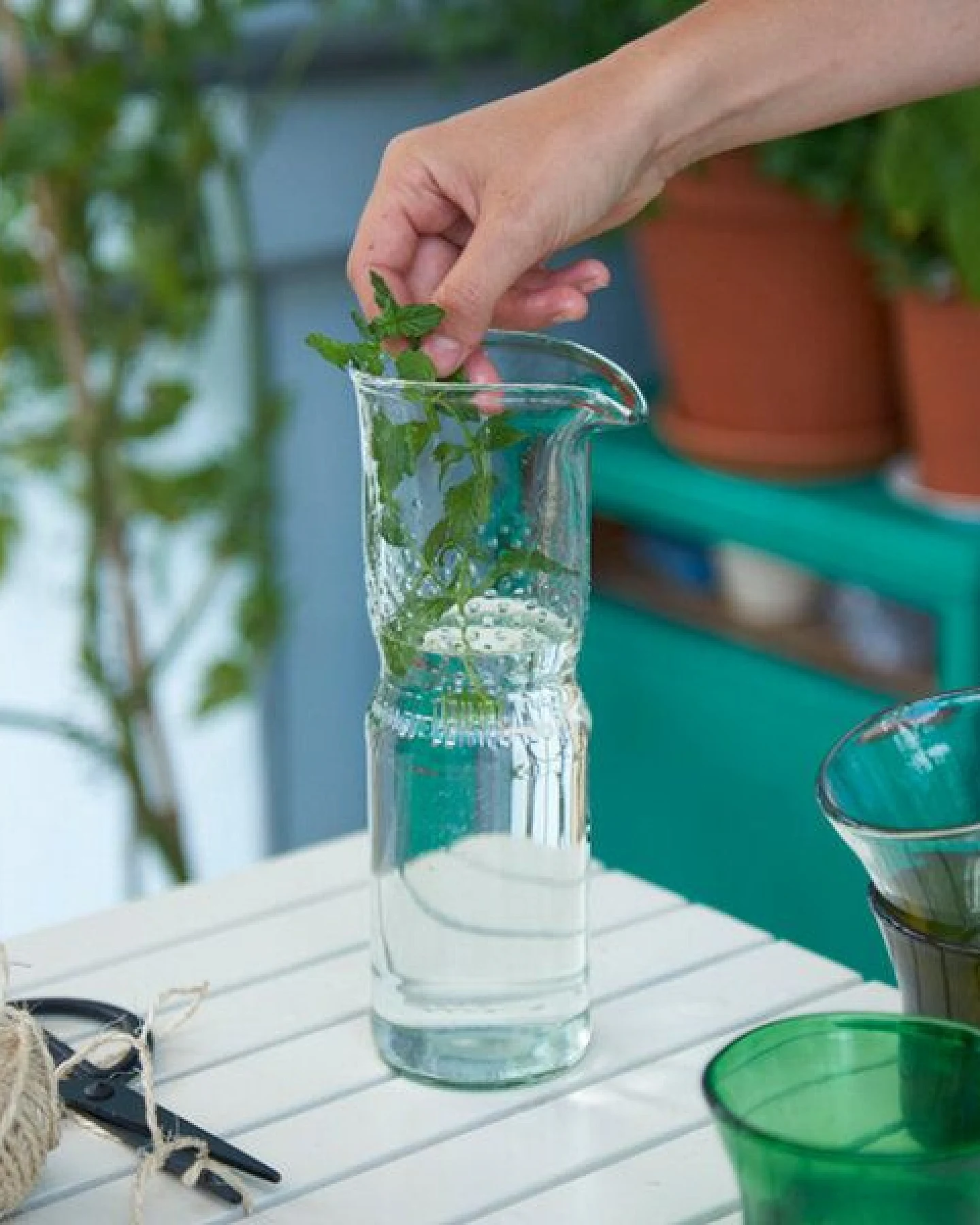 SAMESAME Upcycling Karaffe aus Sprudelflasche (0,7l) – Ansicht 2