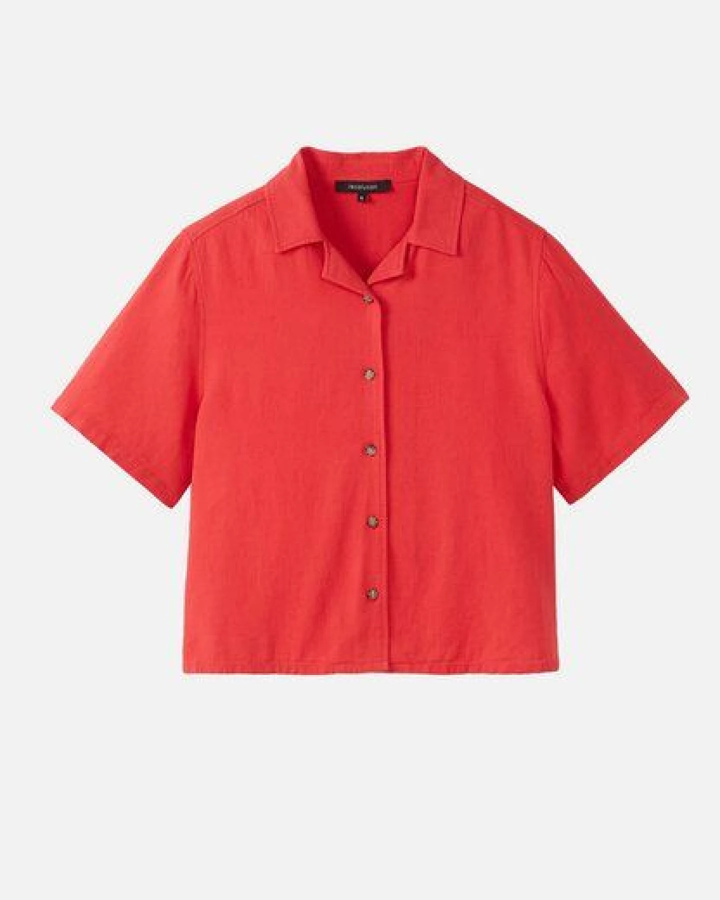 Damen Bluse aus Leinen und LENZING ECOVERO Viskose Mix - CAMELLIA - recolution – Ansicht 2