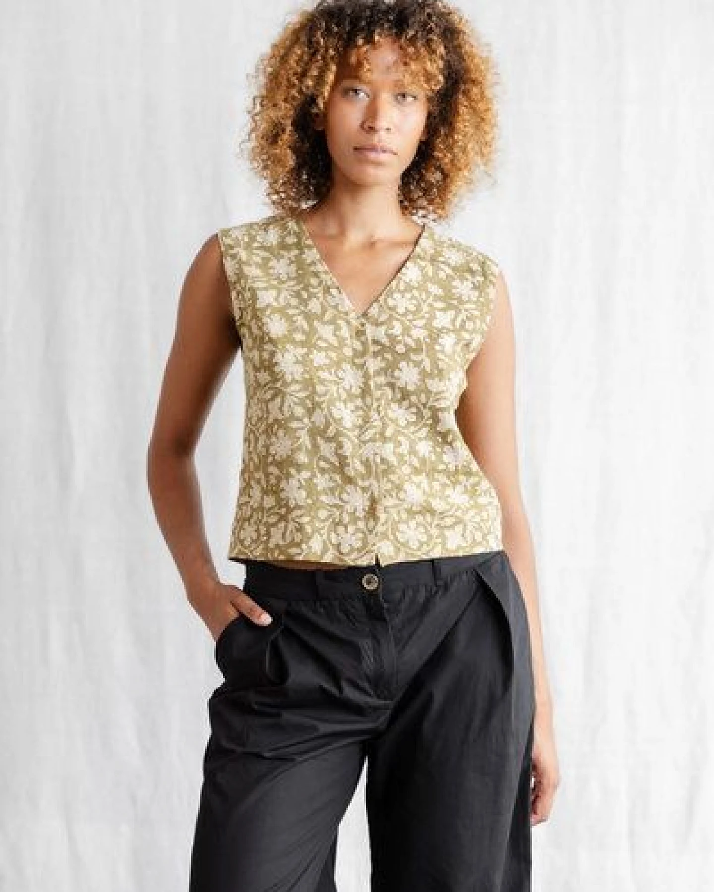 Jyoti - Fair Works Hanf/ Tencel Top Chatania – Ansicht 2