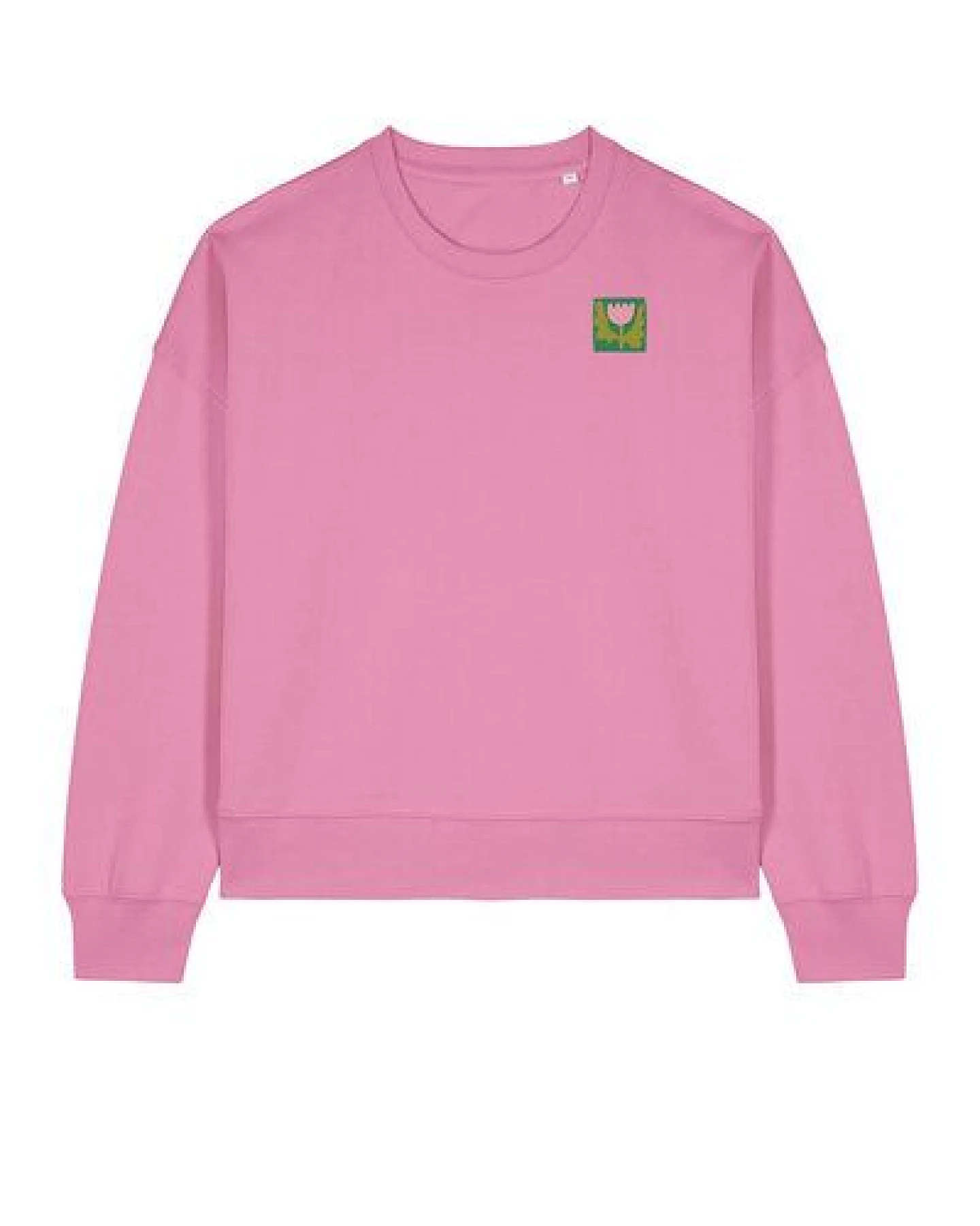 Kultgut Artdesign - Goodness Pulloversweater im Boxistyle / Little Flower – Ansicht 3