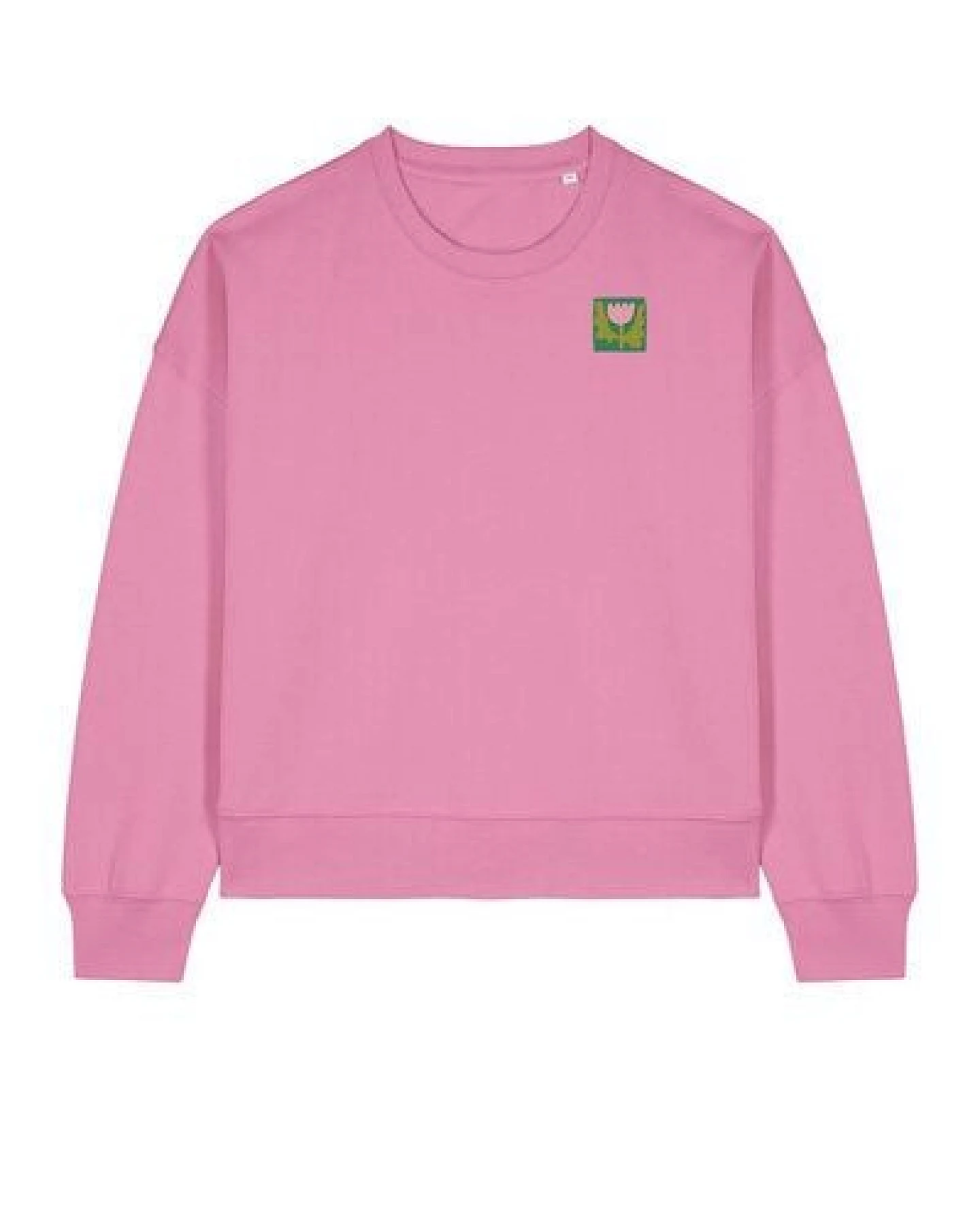 Kultgut Artdesign - Goodness Pulloversweater im Boxistyle / Little Flower – Ansicht 3