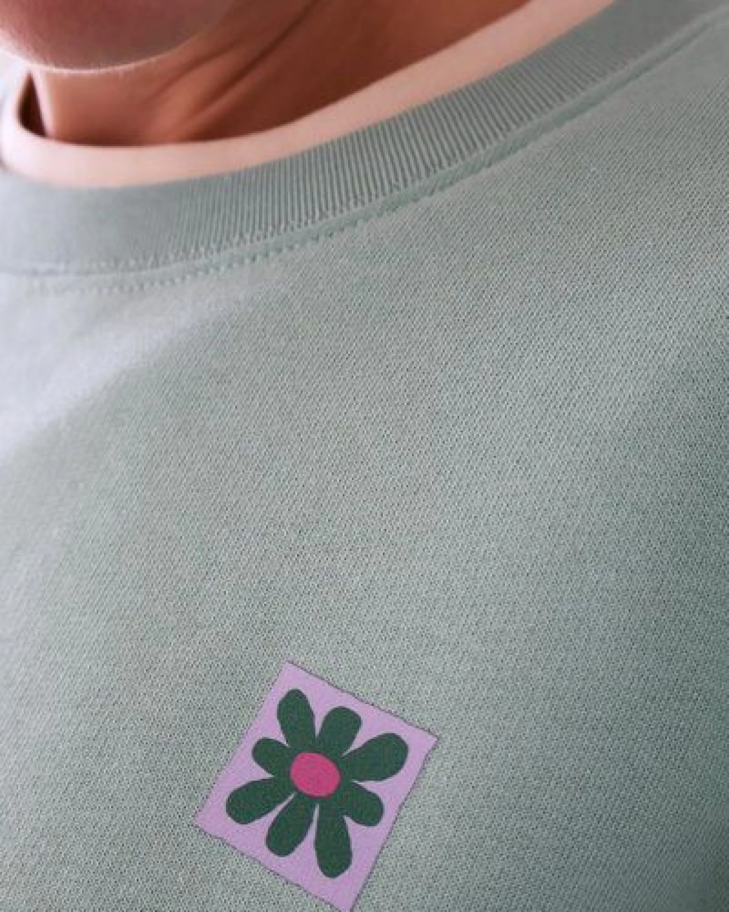 Kultgut Artdesign - Goodness Pulloversweater im Boxistyle / Little Flower – Ansicht 4