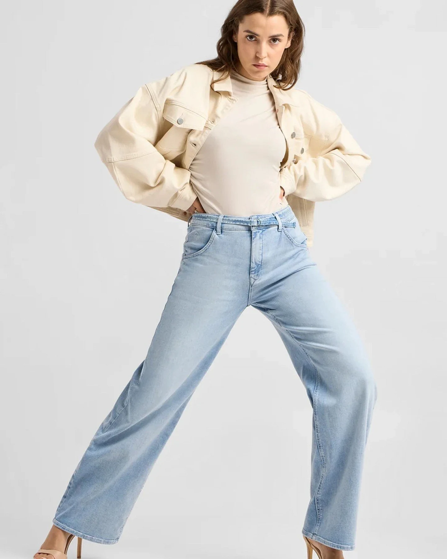 Jeans Blink Wide Barrel Light Blue – Ansicht 6