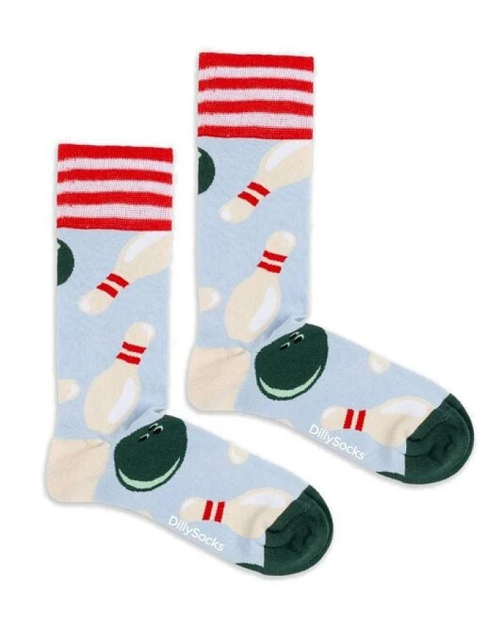 DillySocks Socken Bowling Bash aus Biobaumwoll-Mix