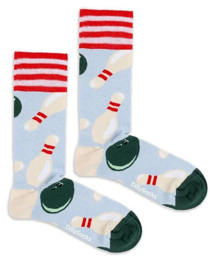 DillySocks Socken Bowling Bash aus Biobaumwoll-Mix
