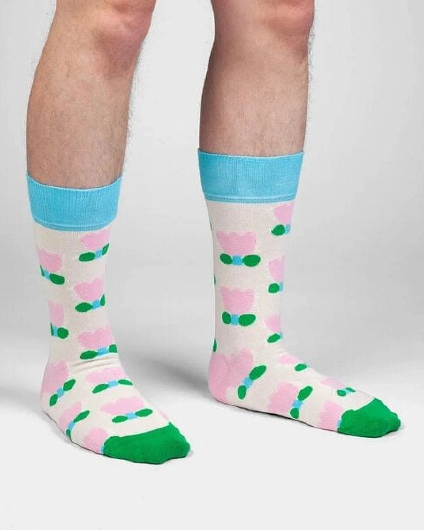 DillySocks Socken Tiny Tulips aus Biobaumwoll-Mix – Ansicht 3