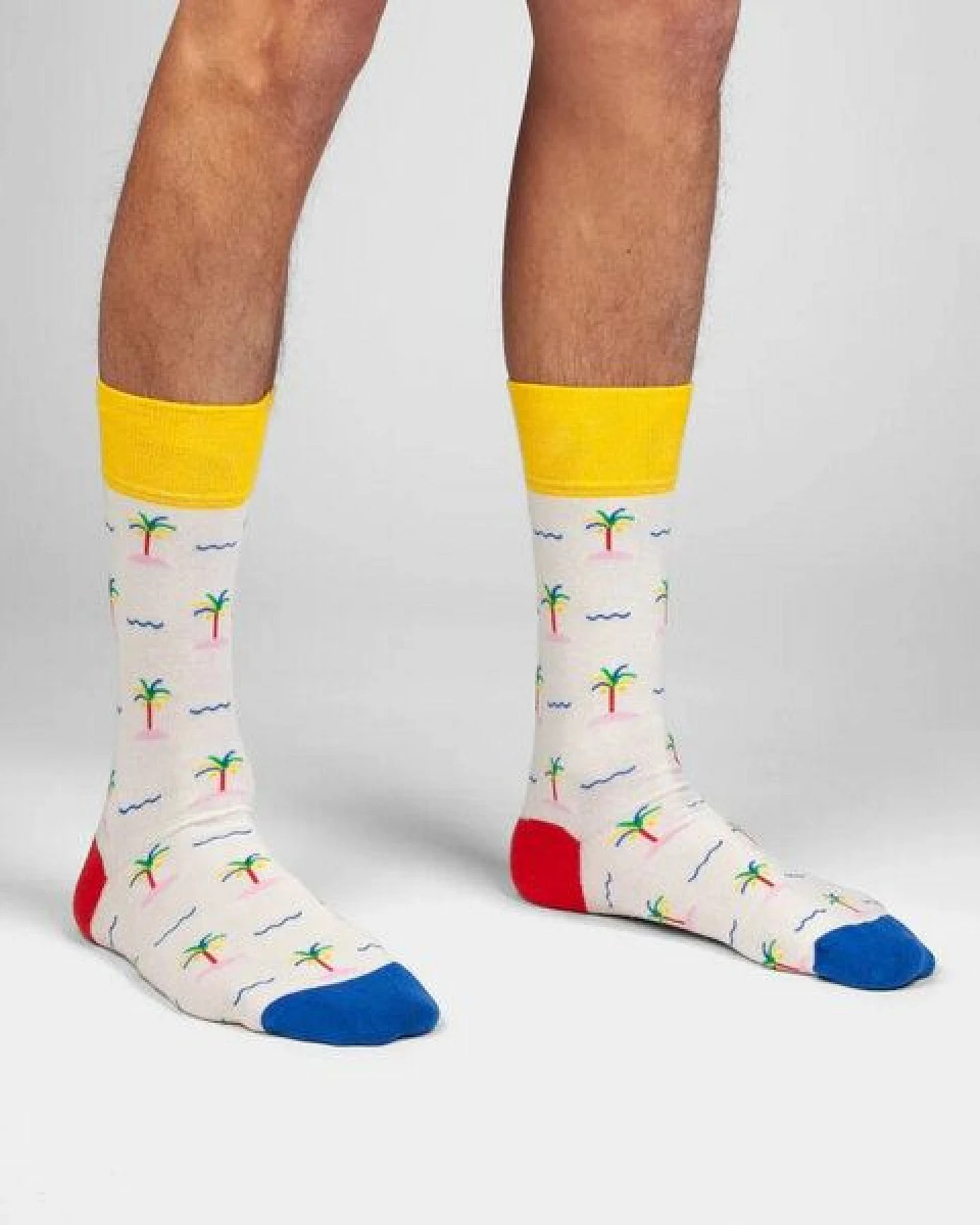 DillySocks Socken Palm Paradise aus Biobaumwoll-Mix – Ansicht 3