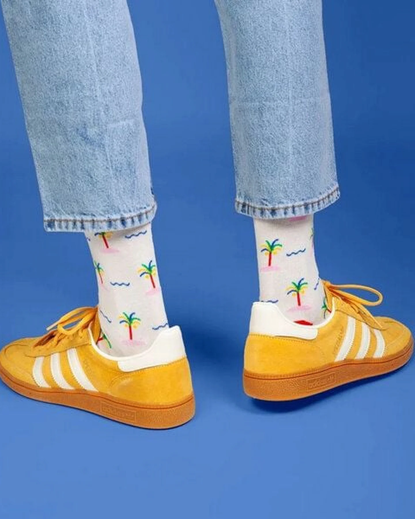 DillySocks Socken Palm Paradise aus Biobaumwoll-Mix – Ansicht 4